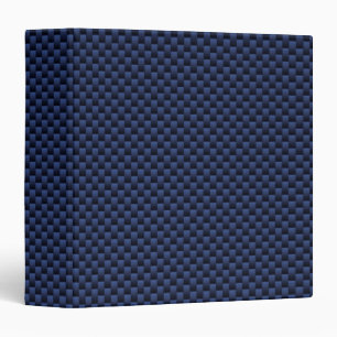 Classeur Royal Blue Automotive Carbon Fiber Tressage d'impr