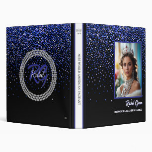 Classeur Royal Glitz Sparkle pour concours de beau
