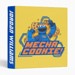 Classeur Rue Sésame Cookie Monster Mecha Ajouter Votre No