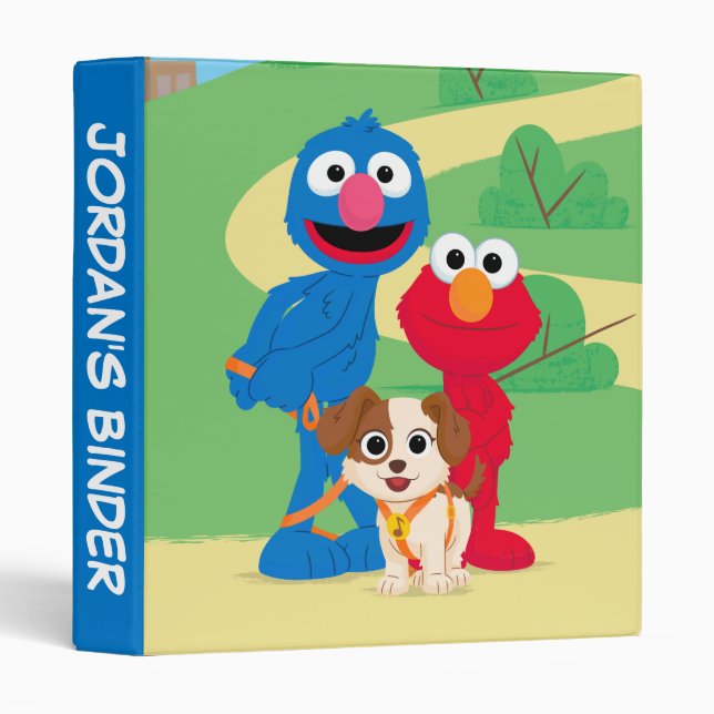 Classeur Rue Sésame | Tango Avec Grover & Elmo (Devant/Côté)