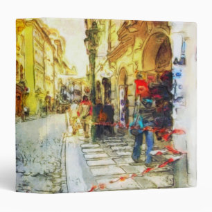 Classeur Rues de vieille aquarelle de Prague