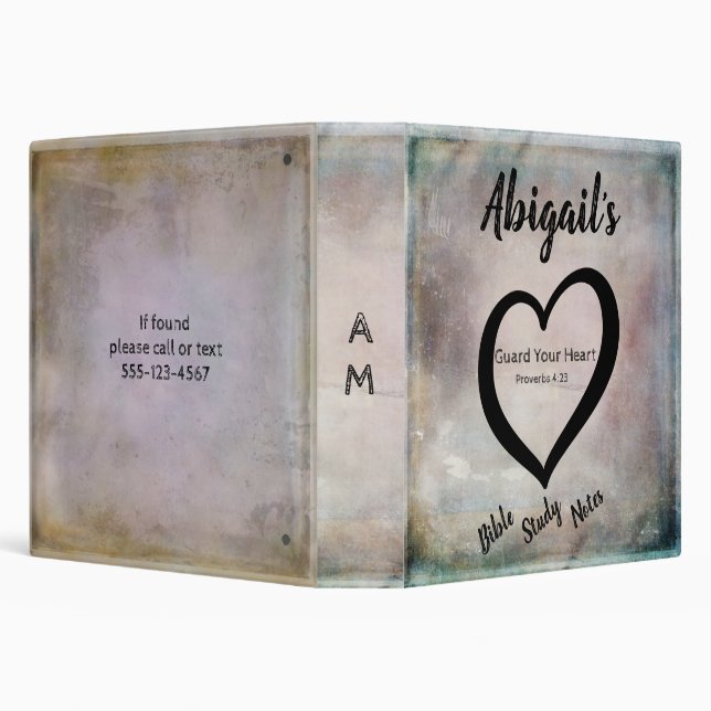 Classeur Russe Turquoise Purple Or Écriture étude de la Bib (Arrière-plan)