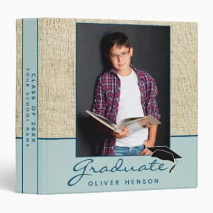 Classeur Rustic Blue Graduation Keepsaké Album photo