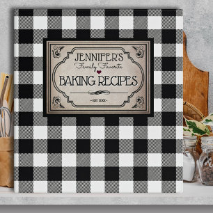 Classeur Rustic Country Kitchen Family Cookbook