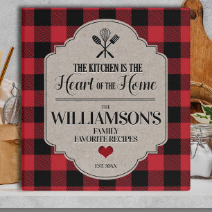 Classeur Rustic Country Kitchen Family Cookbook