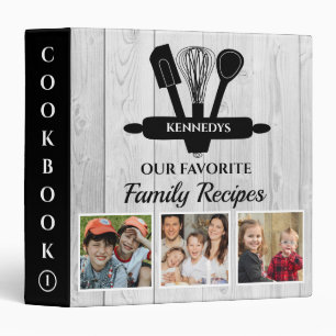 Classeur Rustic Farmhouse Recette Livre de recettes 3 Photo