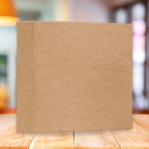 Classeur Rustic Kraft Simple Élégant Bohème