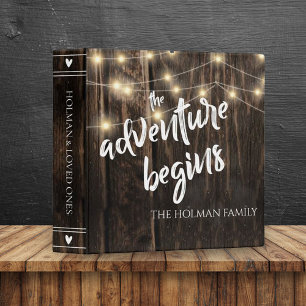 Classeur Rustic Wood Adventure commence Keepsaké Album phot