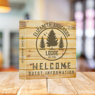 Classeur Rustic Wood Vacances Location Bienvenue Invité