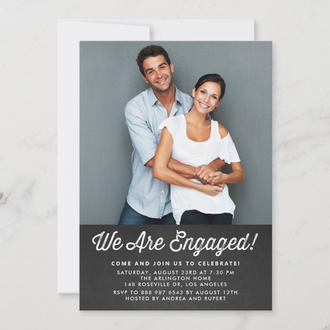 CLASSEUR RUSTIQUE | INVITATION DU PARTI ENGAGEMENT (Devant)