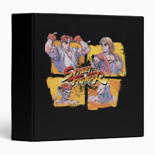 Classeur Ryu contre Ken et Adon contre Sagat
