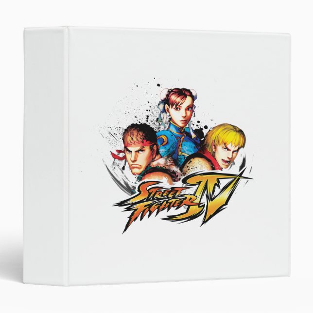 Classeur Ryu, Ken et Chun-Li (Devant/Côté)