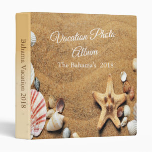 Classeur Sable Et Coques De Mer Vacances Album Photo