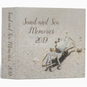 Classeur Sable et souvenirs de mer Album de vacances