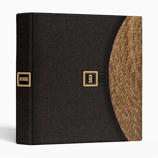 Classeur Sac Clutch paille (Devant/Côté)