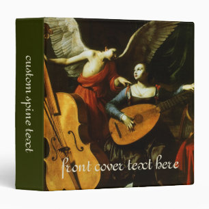 Classeur Saint Cecilia et l'ange par Carlo Saraceni