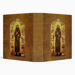 Classeur Saint Francis d'iconographie médiévale d'Assisi
