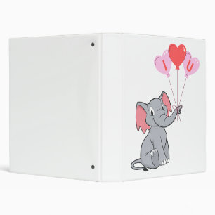 Classeur Saint Valentin mignon Je t'aime coeur