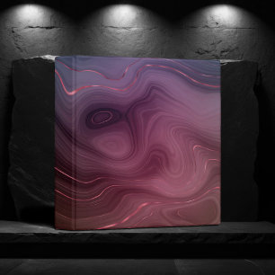 Classeur Sangria Strata Moody Pink and Purple Luxe Agate