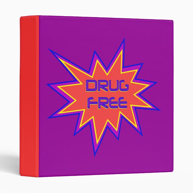 Classeur Sans drogue (Devant/Côté)