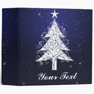 Classeur sapin de noël étincelant