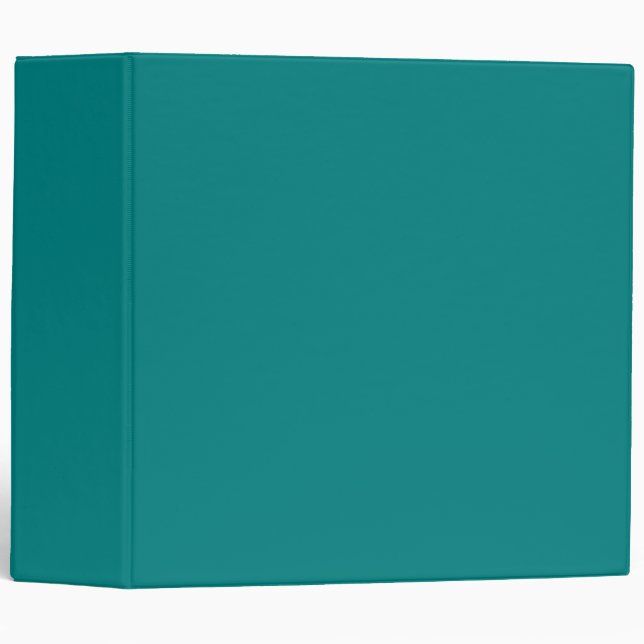 Classeur Sarcelle Uni | Classique (Devant/Côté)