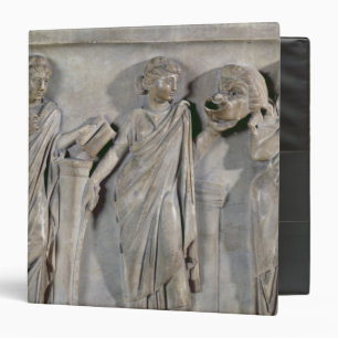Classeur Sarcophage des Muses, détail de Clio et