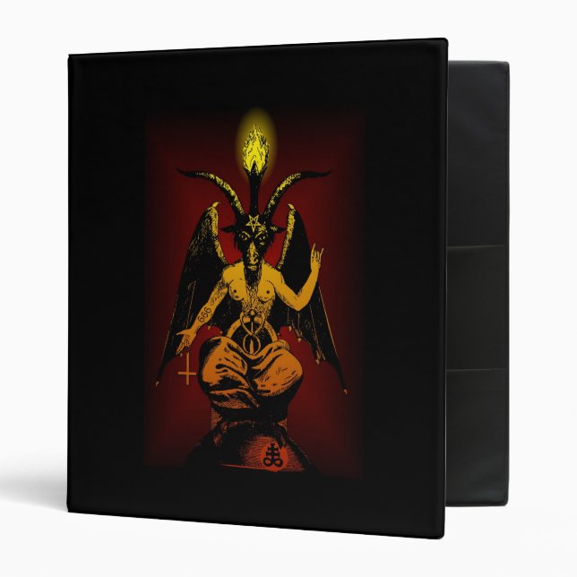 Classeur satanique de chèvre (Devant/intérieur)