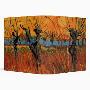 Classeur Saules au coucher du soleil par Vincent van Gogh