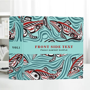 Classeur Saumon Haida Art Spirit Pacific Northwest Native