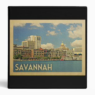 Classeur Savannah Georgia Vintage voyage