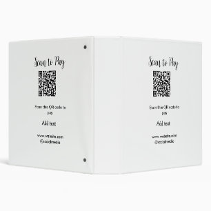 Classeur Scanner pour payer scanner le code QR ajouter les