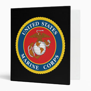 Classeur Sceau du Corps des Marines - plat