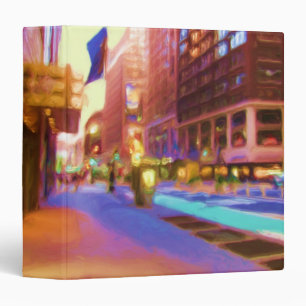 Classeur Scène colorée de la rue NYC 1,5" Album photo