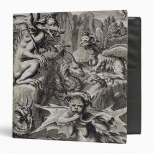 Classeur Scène de l'enfer, illustration de partie Cha du