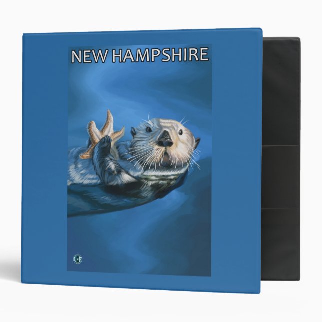 Classeur Scène de Otter de mer du New Hampshire (Devant/intérieur)
