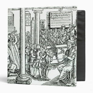 Classeur Scène de salle de classe en quelques temps de