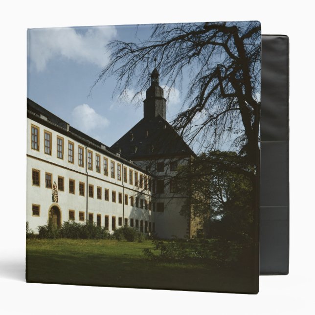 Classeur Schloss Friedenstein, Gotha, construit en 1643-54 (Devant/Intérieur)