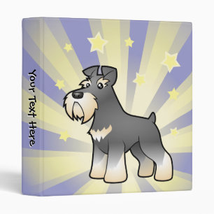 Classeur Schnauzer géant/standard/miniature de peu d'étoile
