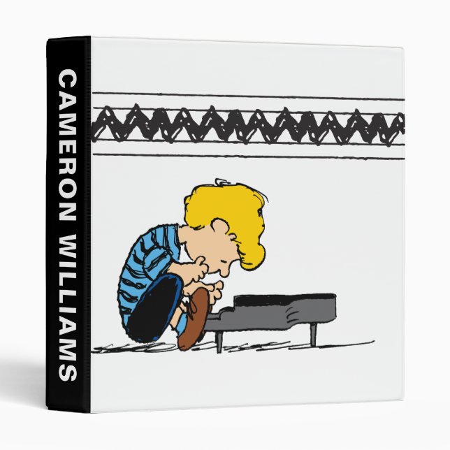 Classeur Schroeder Charlie Musique Brown (Devant/Côté)
