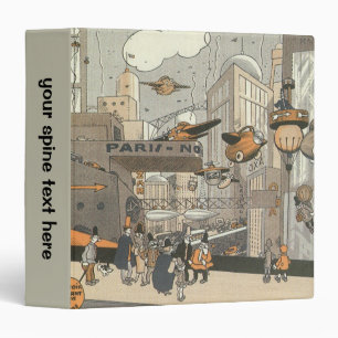 Classeur Science-fiction vintage Urban Paris, Steam Punk