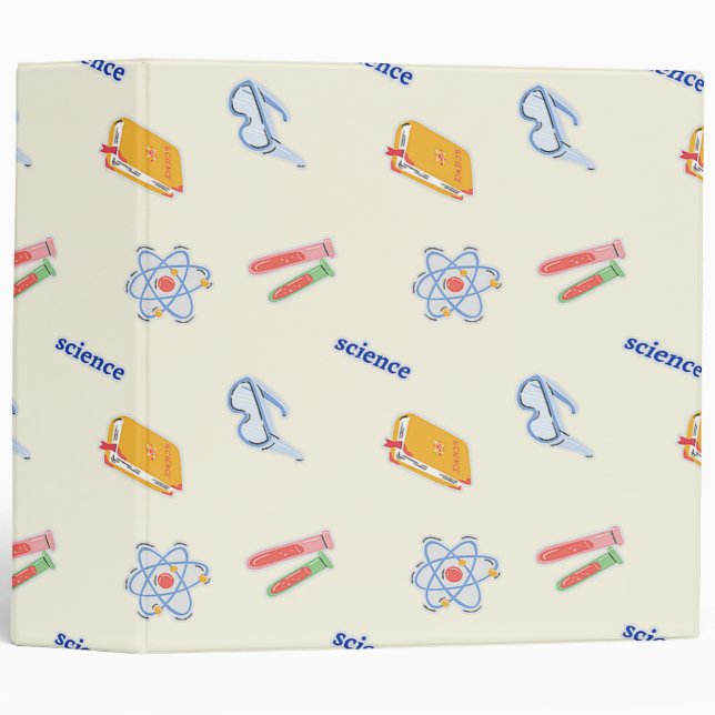 Classeur Science-pattern (Devant/Côté)
