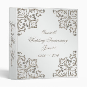 Classeur Scintillent le soixantième anniversaire de mariage