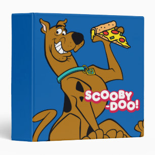 Classeur Scooby-Doo avec la tranche de pizza