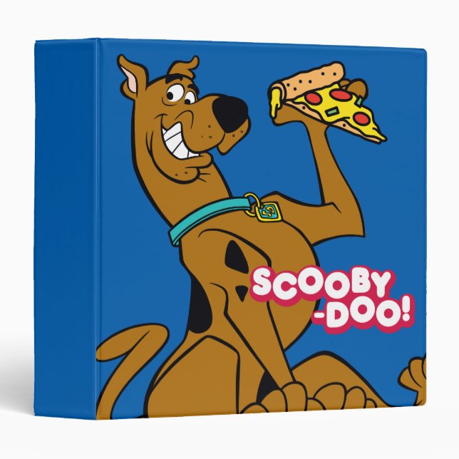 Classeur Scooby Doo Avec Pizza Slice (Devant/Côté)