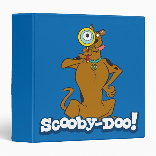 Classeur Scooby Doo Avec Verre Magnifiant (Devant/Côté)