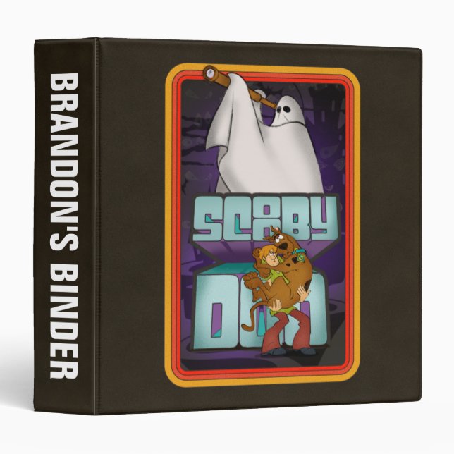 Classeur Scooby-Doo | Ghost À la recherche de Shaggy & Scoo (Devant/Côté)