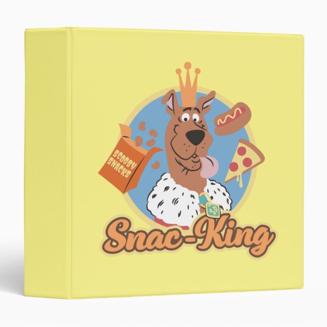 Classeur Scooby-Doo Snac-King (Devant/Côté)