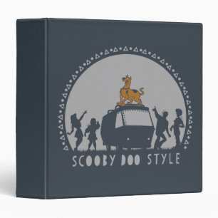 Classeur Scooby-Doo Style Tribal Van Silhouette