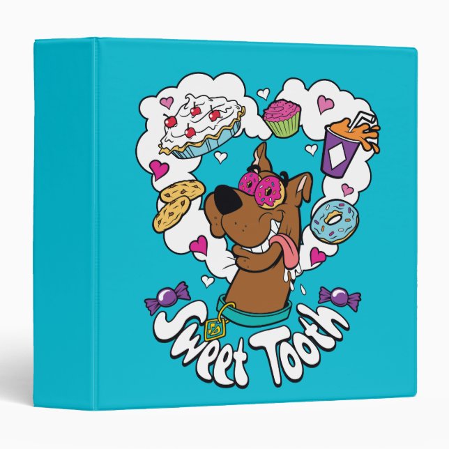 Classeur Scooby-Doo "Sweet Tooth" (Devant/Côté)